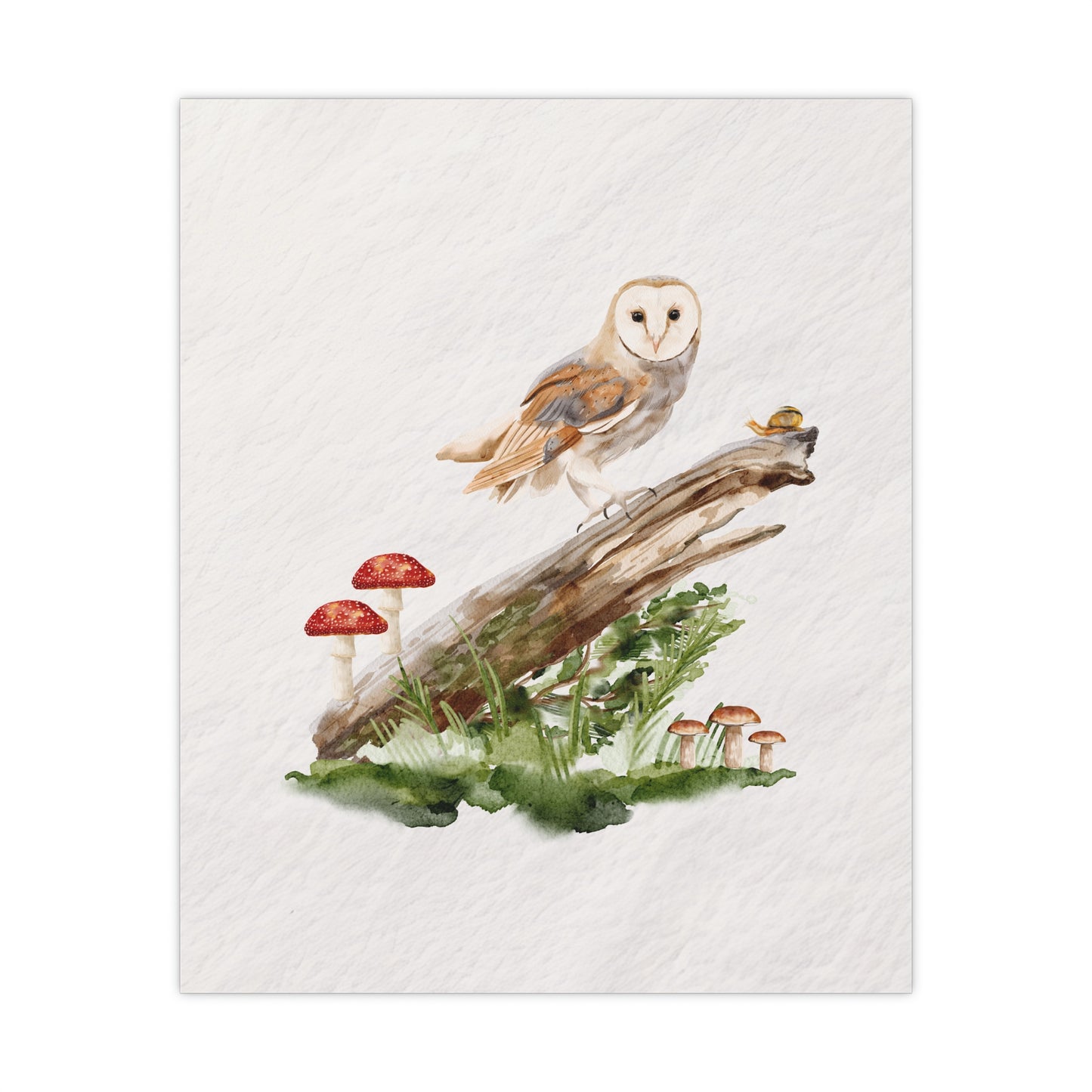 Vintage Whimsical Mushroom Wall Art | Botanical Poster