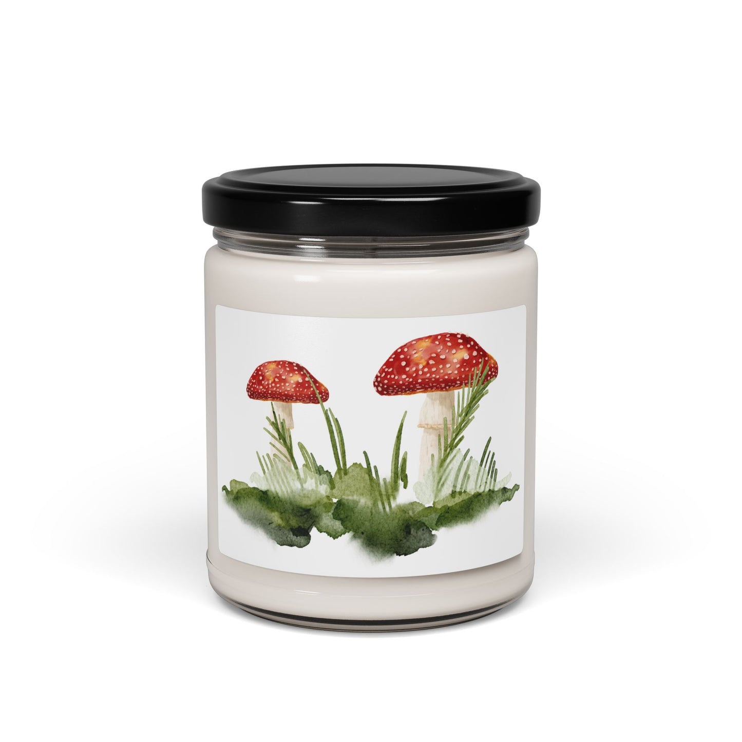 Mushroom & Meadow Soy Candle — 9oz Scented Jar