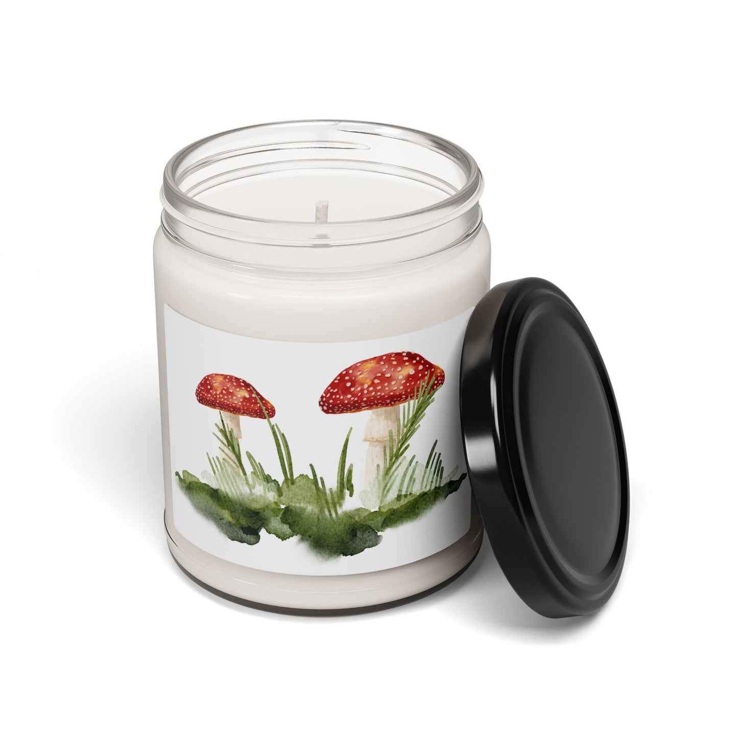 Mushroom & Meadow Soy Candle — 9oz Scented Jar