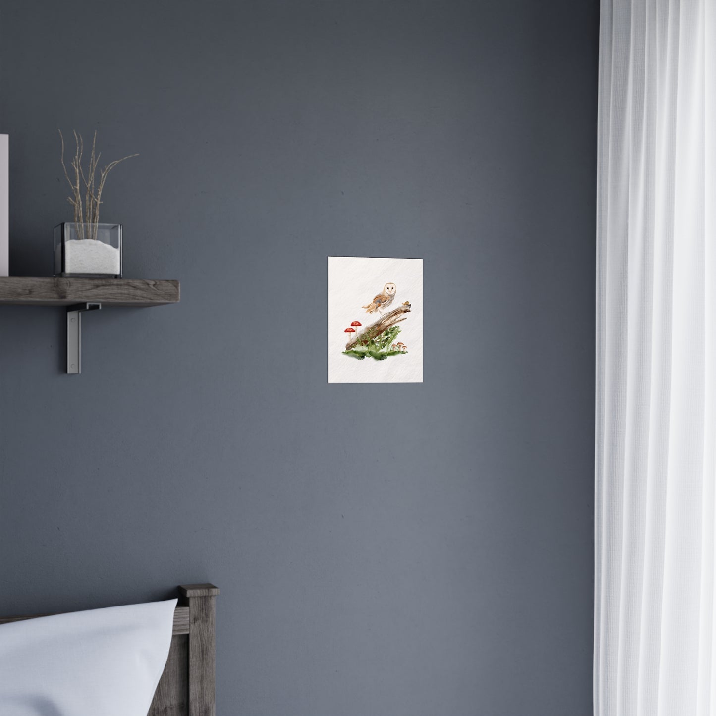 Vintage Whimsical Mushroom Wall Art | Botanical Poster